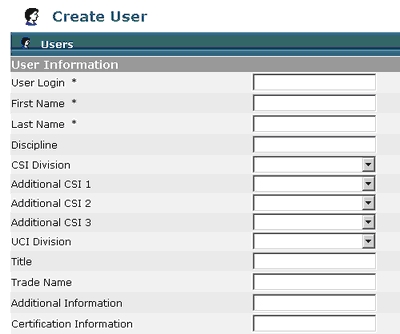 Create User